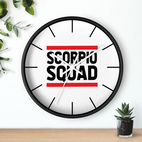 Scorpio Squad Wall clock